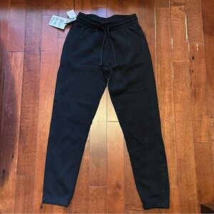 TNA Black Cozy Fleece Midweight pants